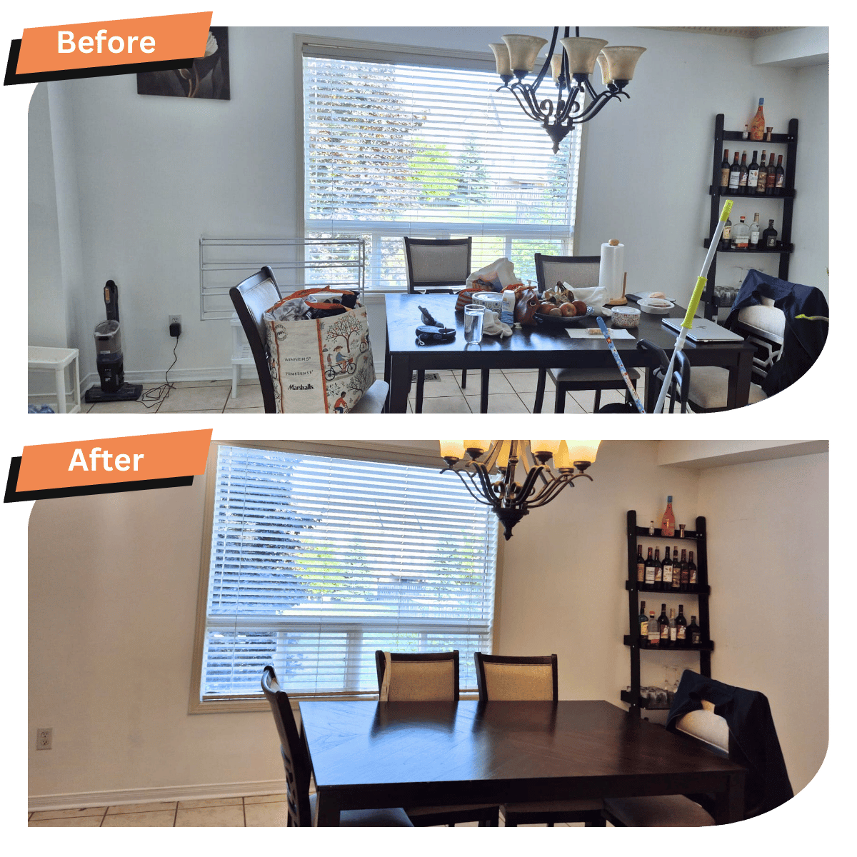Dining room Clean